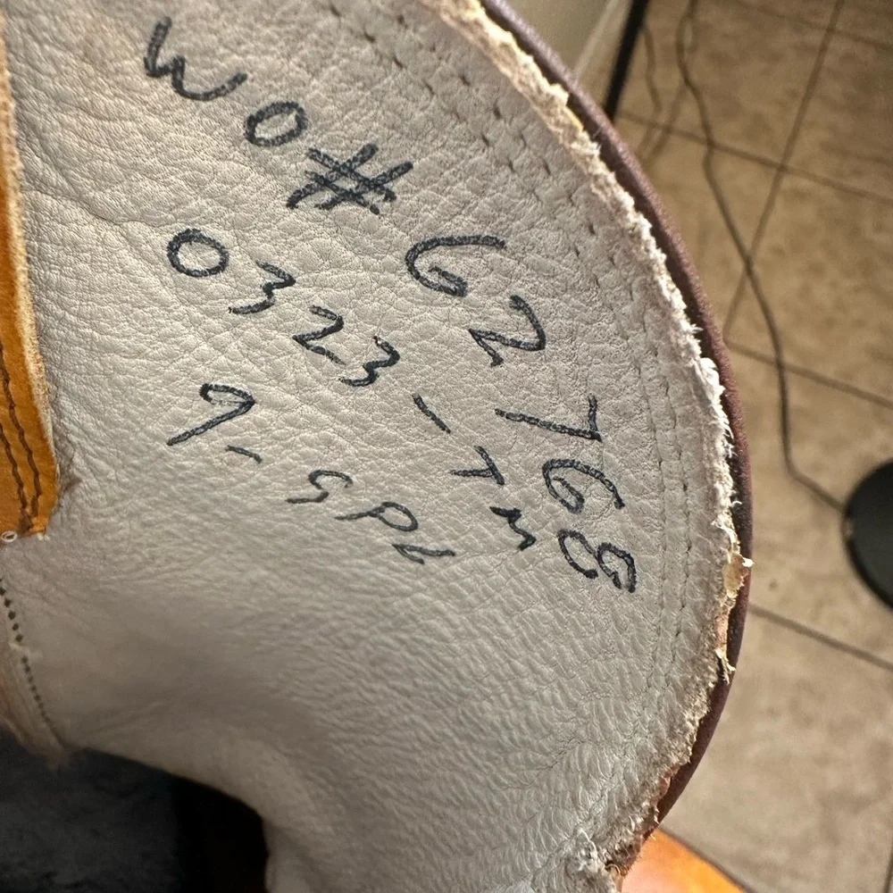 Vintage 1977 Stewart Boot Co. Handmade SOFT Leather Cowboy Boots Men's size 9 D